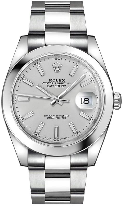 mens silver rolex watch|silver rolex cost.